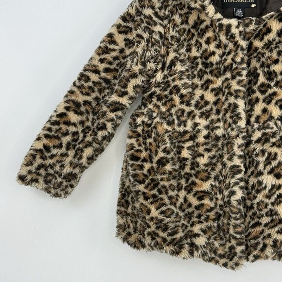 Rothschild Girl’s Leopard Print Faux Fur Jacket Coat, Size M 5/6 - Picture 16 of 16